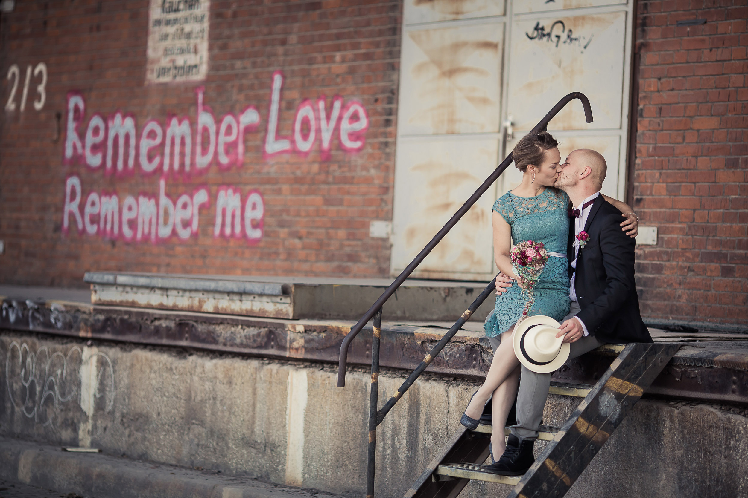 romantisches Hochzeitsbild