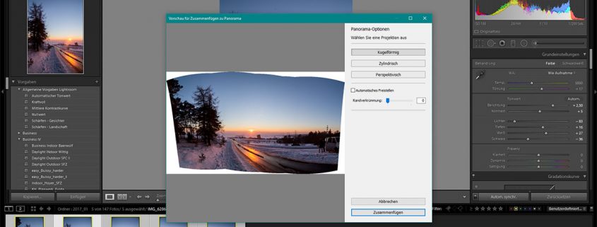 Tutorial Panoramabild 3