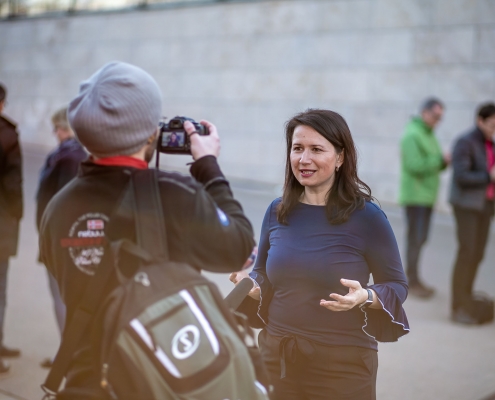 begleitende Reportage Anja Siegesmund #fridaysforfuture-Bewegung & aktuellen Stunde zur Klimaschutzbewegung im Thüringer Landtag